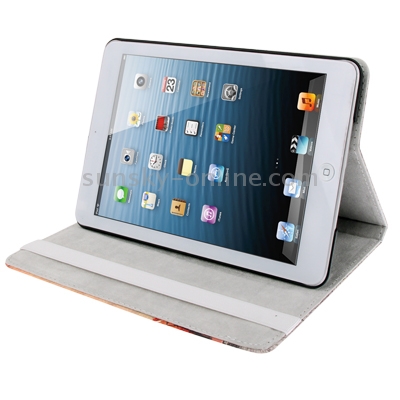 Eiffel Tower Pattern Leather Case with Holder and Sleep / Wake-up Function for iPad mini 1 / 2 / 3 Eiffel Tower Pattern Leather Case with Holder and Sleep / Wake-up Function for iPad mini 1 / 2 / 3