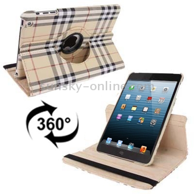 360 Degree Rotation CheckerboardLeather Case with Holder for iPad mini 1 / 2 / 3 (Fleshcolor) 360 Degree Rotation CheckerboardLeather Case with Holder for iPad mini 1 / 2 / 3 (Fleshcolor)