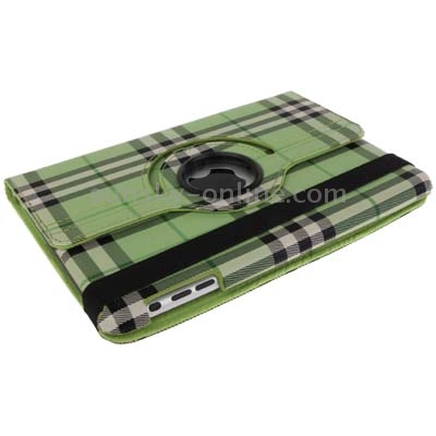 360 Degree Rotation Checkerboard Leather Case with Holder for iPad mini 1 / 2 / 3 (Green) 360 Degree Rotation Checkerboard Leather Case with Holder for iPad mini 1 / 2 / 3 (Green)