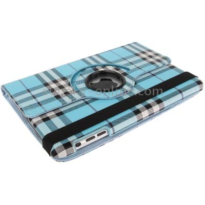 360 Degree Rotation Checkerboard Leather Case with Holder for iPad mini 1 / 2 / 3 (Baby Blue) 360 Degree Rotation Checkerboard Leather Case with Holder for iPad mini 1 / 2 / 3 (Baby Blue)