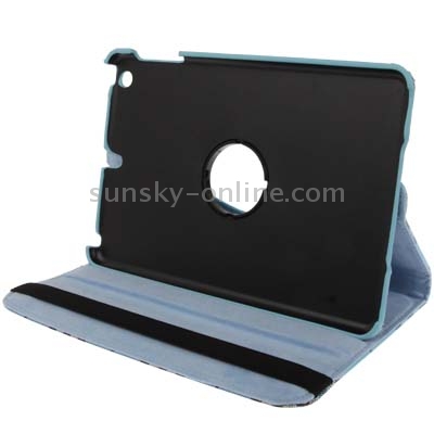 360 Degree Rotation Checkerboard Leather Case with Holder for iPad mini 1 / 2 / 3 (Baby Blue) 360 Degree Rotation Checkerboard Leather Case with Holder for iPad mini 1 / 2 / 3 (Baby Blue)