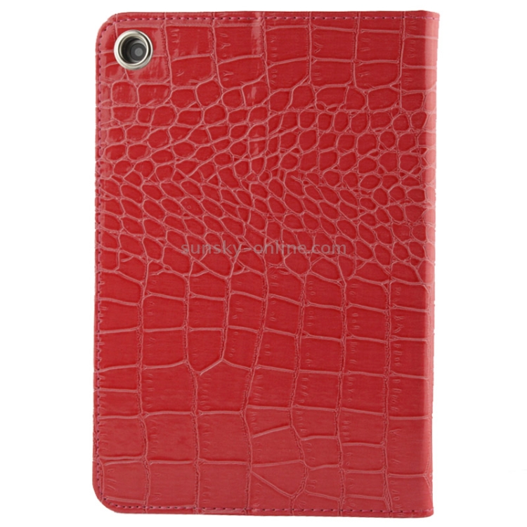 Crocodile Texture Leather Case with 3-angle Viewing Holder for iPad mini 1 / 2 / 3(Magenta) Crocodile Texture Leather Case with 3-angle Viewing Holder for iPad mini 1 / 2 / 3(Magenta)