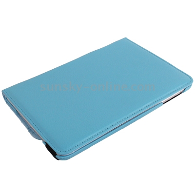 360 Degree Rotation Leather Case with Holder for iPad mini / mini 2 Retina(Baby Blue) 360 Degree Rotation Leather Case with Holder for iPad mini / mini 2 Retina(Baby Blue)