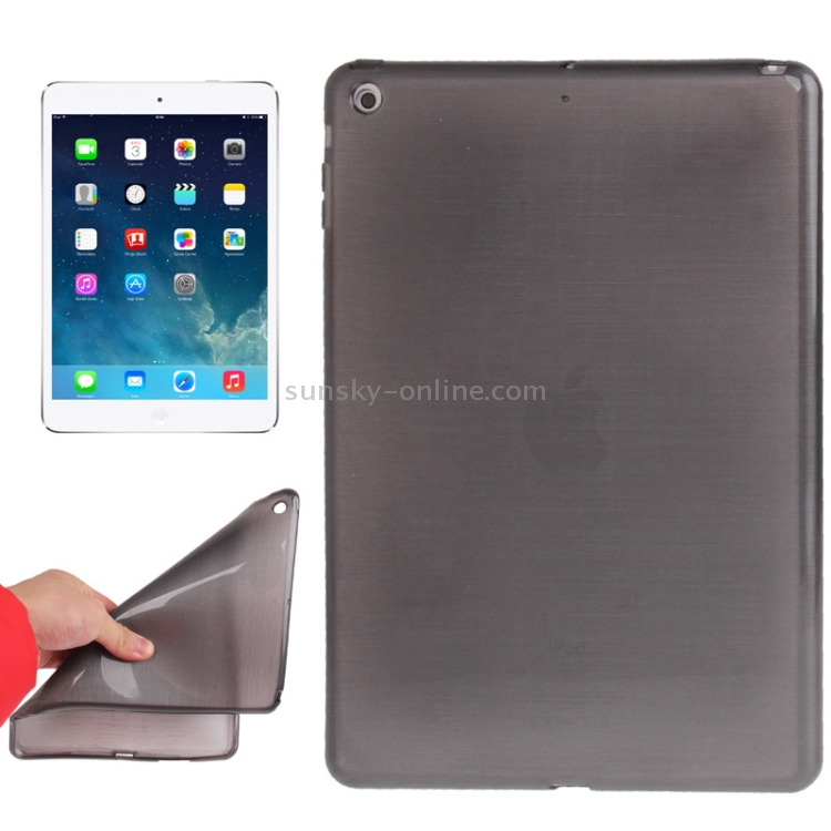 Brushed Texture TPU Protective Case for iPad mini 1 / 2 / 3 (Grey) Brushed Texture TPU Protective Case for iPad mini 1 / 2 / 3 (Grey)
