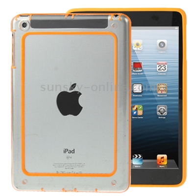 2-color (TPU + Transparent Plastic) Bumper Frame Case for iPad mini 1 / 2 / 3 (Orange) 2-color (TPU + Transparent Plastic) Bumper Frame Case for iPad mini 1 / 2 / 3 (Orange)