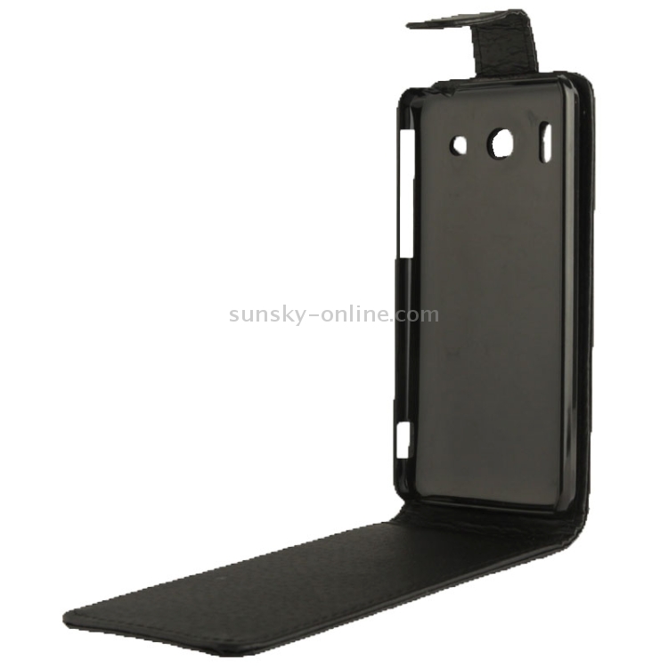 Likken Paine Gillic Onrustig Vertical Flip Leather Case for Huawei G510 (Black)