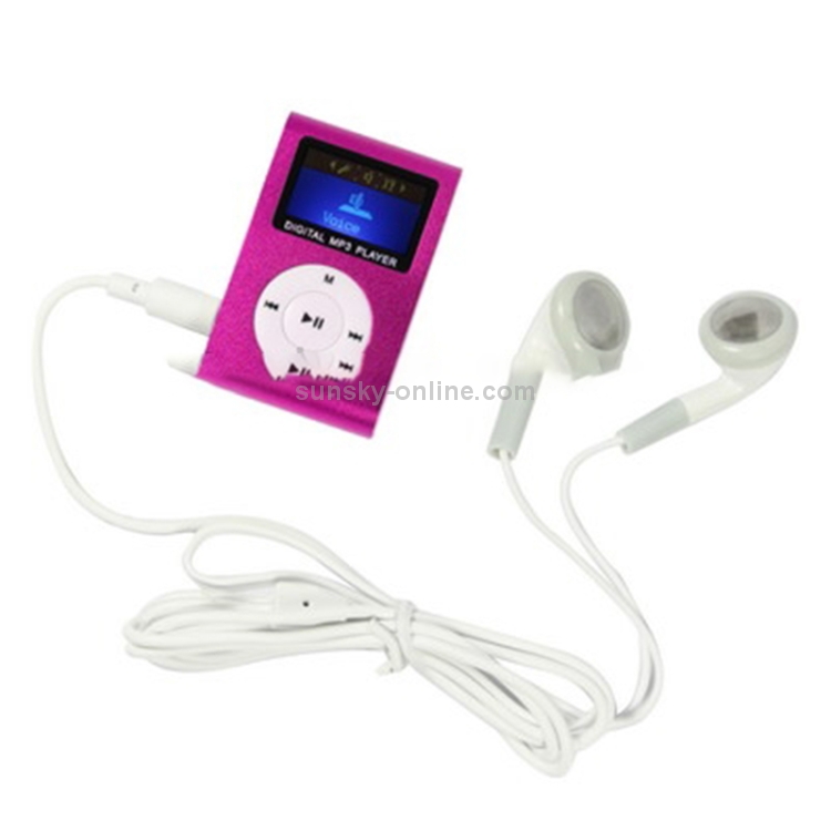 Reproductor Mp3 Shuffle Clip Micro Sd Con Auricular