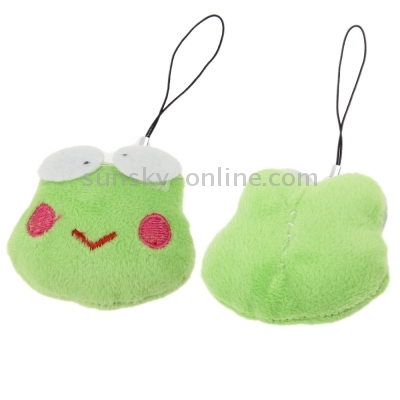 Textile Series Cartoon Frog Shape Mobile Phone Chain