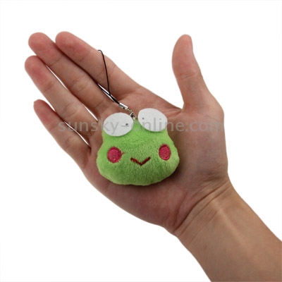 Textile Series Cartoon Frog Shape Mobile Phone Chain