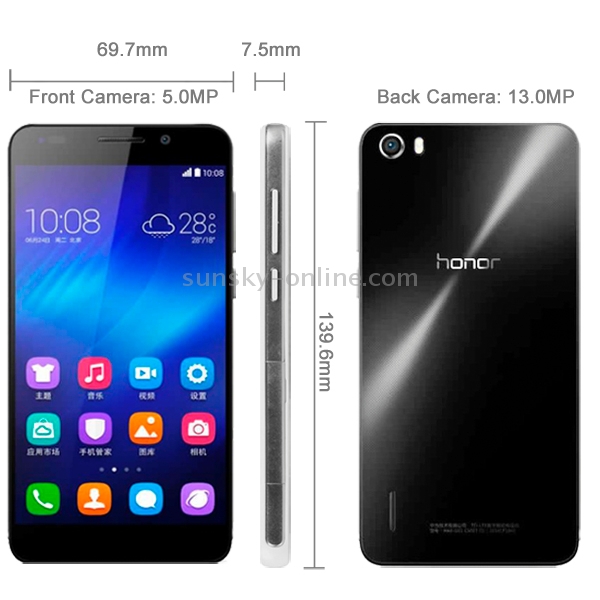 SUNSKY - Huawei Honor 6, 3GB+16GB,China Version