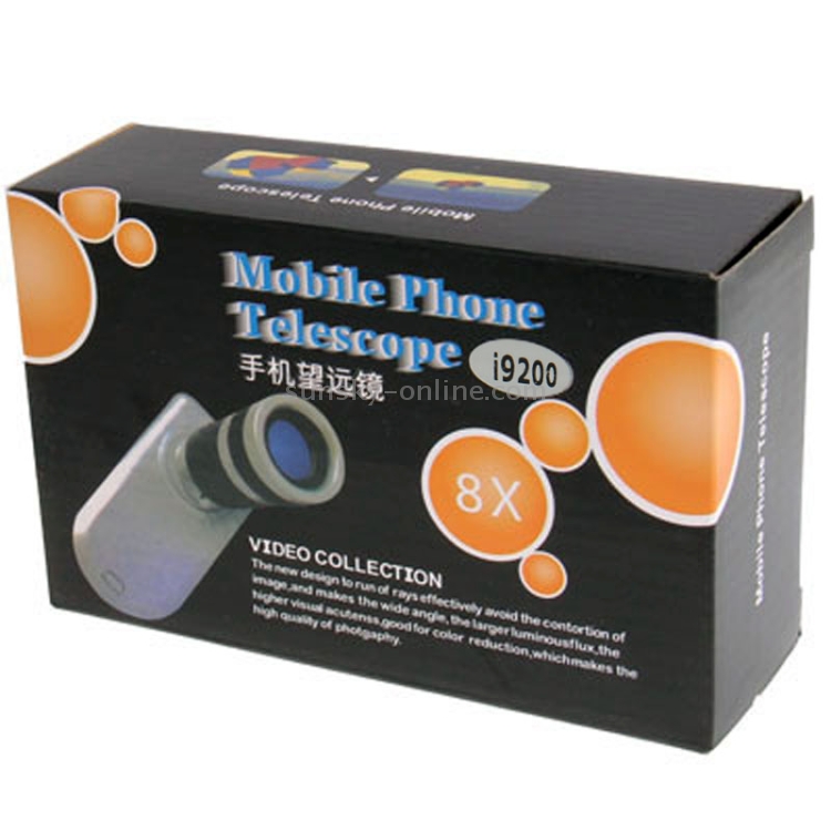Zoom Lens Mobile Phone Telescope + Crystal Case Zoom Lens Mobile Phone Telescope + Crystal Case