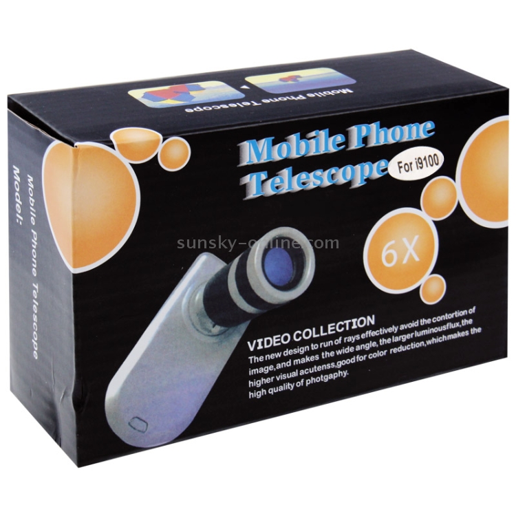 6X Zoom Lens Mobile Phone Telescope + Crystal Case 6X Zoom Lens Mobile Phone Telescope + Crystal Case