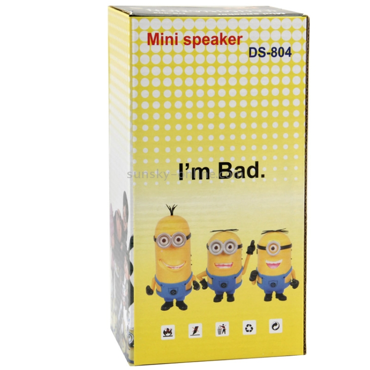 Despicable Me Minions Style Multifunction Speaker (DS-804)(Yellow) Despicable Me Minions Style Multifunction Speaker (DS-804)(Yellow)