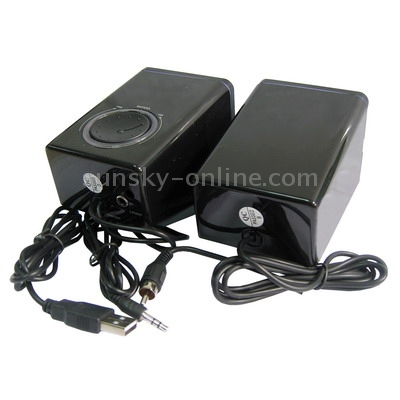 Digital USB Speaker with 2 Channel Mini Speakers(Black) Digital USB Speaker with 2 Channel Mini Speakers(Black)