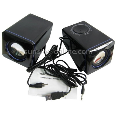 Digital USB Speaker with 2 Channel Mini Speakers(Black) Digital USB Speaker with 2 Channel Mini Speakers(Black)