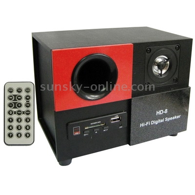 Hi-Fi Digital Speaker with Remote control, Support Card reader, USB Flash disk, built in Rechargeable Li-ion Battery Hi-Fi Digital Speaker with Remote control, Support Card reader, USB Flash disk, built in Rechargeable Li-ion Battery