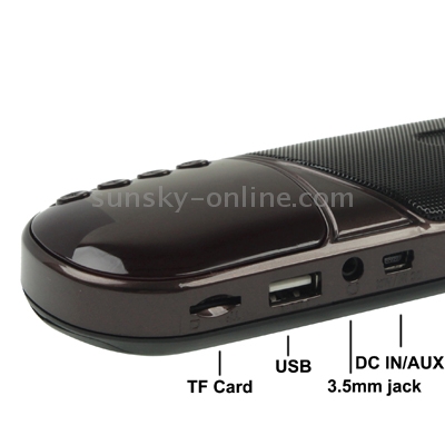 HH-012 Fashionable Speaker with FM Radio, Support TF Card / USB Flash Disk HH-012 Fashionable Speaker with FM Radio, Support TF Card / USB Flash Disk