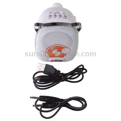 Mini Cartoon Style Speaker, Support FM Radio, TF Card & U Disk Reader / Vary Colors LED Light Mini Cartoon Style Speaker, Support FM Radio, TF Card & U Disk Reader / Vary Colors LED Light