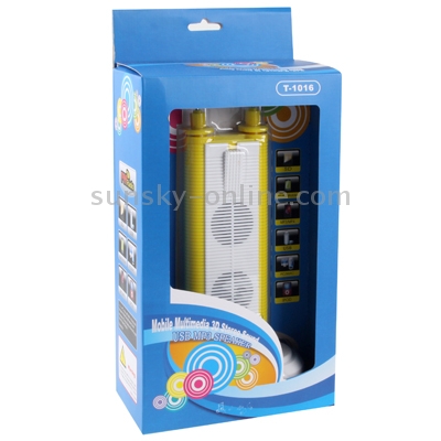 Di Wang Building Style Mobile Multimedia 3D Stereo Sound USB MP3 Speaker, Supports USB Flash Disk and SD Card (T-1016), Yellow(Yellow) Di Wang Building Style Mobile Multimedia 3D Stereo Sound USB MP3 Speaker, Supports USB Flash Disk and SD Card (T-1016), Yellow(Yellow)