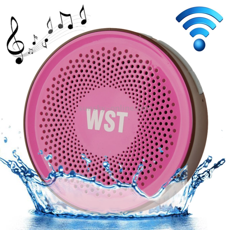 Intrepid Series Waterproof Bluetooth Speaker with Suction Cup for iPad / iPhone / Other Bluetooth Mobile Phone, Support Handfree Function, Splash-proof Level: IPX4, WST-827(Pink) Intrepid Series Waterproof Bluetooth Speaker with Suction Cup for iPad / iPhone / Other Bluetooth Mobile Phone, Support Handfree Function, Splash-proof Level: IPX4, WST-827(Pink)