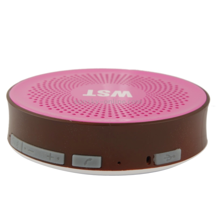 Intrepid Series Waterproof Bluetooth Speaker with Suction Cup for iPad / iPhone / Other Bluetooth Mobile Phone, Support Handfree Function, Splash-proof Level: IPX4, WST-827(Pink) Intrepid Series Waterproof Bluetooth Speaker with Suction Cup for iPad / iPhone / Other Bluetooth Mobile Phone, Support Handfree Function, Splash-proof Level: IPX4, WST-827(Pink)