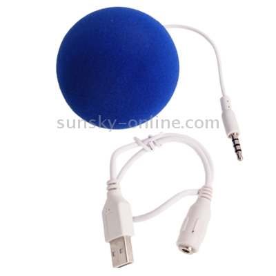Audio Dock / Mini Stereo Speaker, Built-in Rechargeable Battery, Suitable for All Devices with 3.5mm Audio Jack(Blue) Audio Dock / Mini Stereo Speaker, Built-in Rechargeable Battery, Suitable for All Devices with 3.5mm Audio Jack(Blue)
