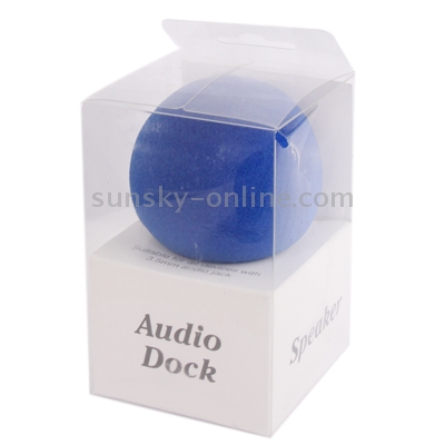 Audio Dock / Mini Stereo Speaker, Built-in Rechargeable Battery, Suitable for All Devices with 3.5mm Audio Jack(Blue) Audio Dock / Mini Stereo Speaker, Built-in Rechargeable Battery, Suitable for All Devices with 3.5mm Audio Jack(Blue)