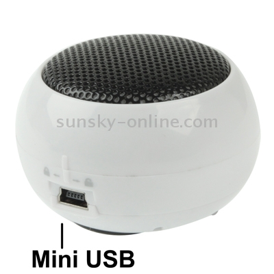 Hamburger Style 3.5mm Jack Mini Revolution Stereo Speaker, Built-in Rechargeable Battery, Size: 50 x 50 x 35mm(White) Hamburger Style 3.5mm Jack Mini Revolution Stereo Speaker, Built-in Rechargeable Battery, Size: 50 x 50 x 35mm(White)