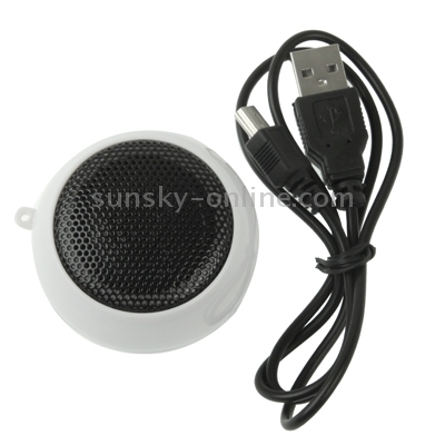 Hamburger Style 3.5mm Jack Mini Revolution Stereo Speaker, Built-in Rechargeable Battery, Size: 50 x 50 x 35mm(White) Hamburger Style 3.5mm Jack Mini Revolution Stereo Speaker, Built-in Rechargeable Battery, Size: 50 x 50 x 35mm(White)
