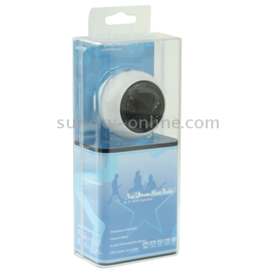 Hamburger Style 3.5mm Jack Mini Revolution Stereo Speaker, Built-in Rechargeable Battery, Size: 50 x 50 x 35mm(White) Hamburger Style 3.5mm Jack Mini Revolution Stereo Speaker, Built-in Rechargeable Battery, Size: 50 x 50 x 35mm(White)