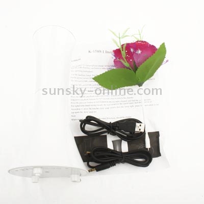 Flower Vase Shape Speaker, with 7 LED Lights Energy Saving Lamp, Support FM Radio / SD Card & U Disk Reader Flower Vase Shape Speaker, with 7 LED Lights Energy Saving Lamp, Support FM Radio / SD Card & U Disk Reader