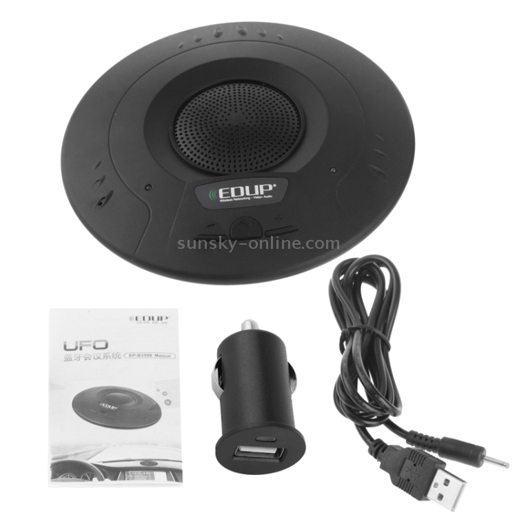 EDUP EP-B3509 UFO Style Bluetooth 3.0 Speaker, Support A2DP / Voice Dialing(Black) EDUP EP-B3509 UFO Style Bluetooth 3.0 Speaker, Support A2DP / Voice Dialing(Black)
