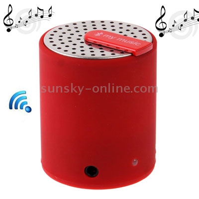 Bluetooth 2.0 Mini Speaker, Size: 50 x 43 x 43mm (Red) Bluetooth 2.0 Mini Speaker, Size: 50 x 43 x 43mm (Red)