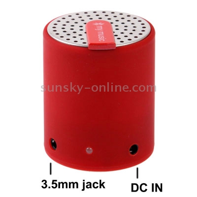Bluetooth 2.0 Mini Speaker, Size: 50 x 43 x 43mm (Red) Bluetooth 2.0 Mini Speaker, Size: 50 x 43 x 43mm (Red)