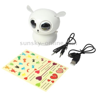 UFO Habib Monkey Cartoon Mini USB Rechargeable Speaker UFO Habib Monkey Cartoon Mini USB Rechargeable Speaker