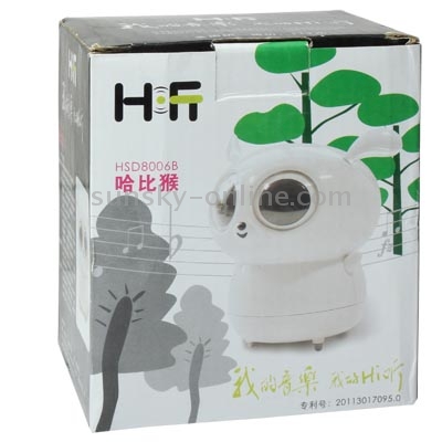 UFO Habib Monkey Cartoon Mini USB Rechargeable Speaker UFO Habib Monkey Cartoon Mini USB Rechargeable Speaker