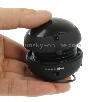 Hamburg Style 3.5mm Jack Portable Mini Speaker, Built in Rechargeable Li-ion Battery(Black) Hamburg Style 3.5mm Jack Portable Mini Speaker, Built in Rechargeable Li-ion Battery(Black)