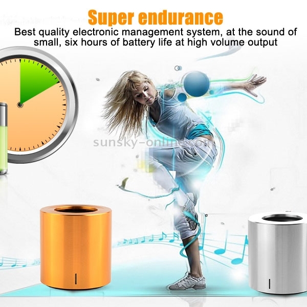 WB-57 Metal Mini Portable Bluetooth Speaker for Mobile Phone / MP3 / Computer / Tablet PC, Support AUX(Gold) WB-57 Metal Mini Portable Bluetooth Speaker for Mobile Phone / MP3 / Computer / Tablet PC, Support AUX(Gold)
