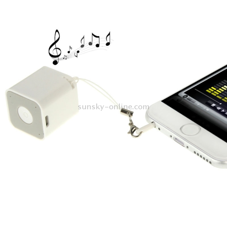 WB-26 Mini Square Bluetooth Speaker Smart Box Portable Outdoor Bluetooth Soundbox, Support Anti-Lost / Self-timer / Handfree(White) WB-26 Mini Square Bluetooth Speaker Smart Box Portable Outdoor Bluetooth Soundbox, Support Anti-Lost / Self-timer / Handfree(White)