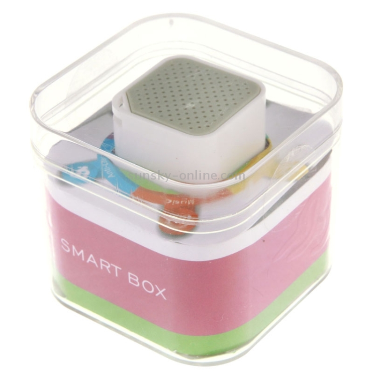 WB-26 Mini Square Bluetooth Speaker Smart Box Portable Outdoor Bluetooth Soundbox, Support Anti-Lost / Self-timer / Handfree(White) WB-26 Mini Square Bluetooth Speaker Smart Box Portable Outdoor Bluetooth Soundbox, Support Anti-Lost / Self-timer / Handfree(White)