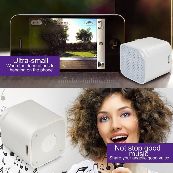 WB-26 Mini Square Bluetooth Speaker Smart Box Portable Outdoor Bluetooth Soundbox, Support Anti-Lost / Self-timer / Handfree(White) WB-26 Mini Square Bluetooth Speaker Smart Box Portable Outdoor Bluetooth Soundbox, Support Anti-Lost / Self-timer / Handfree(White)