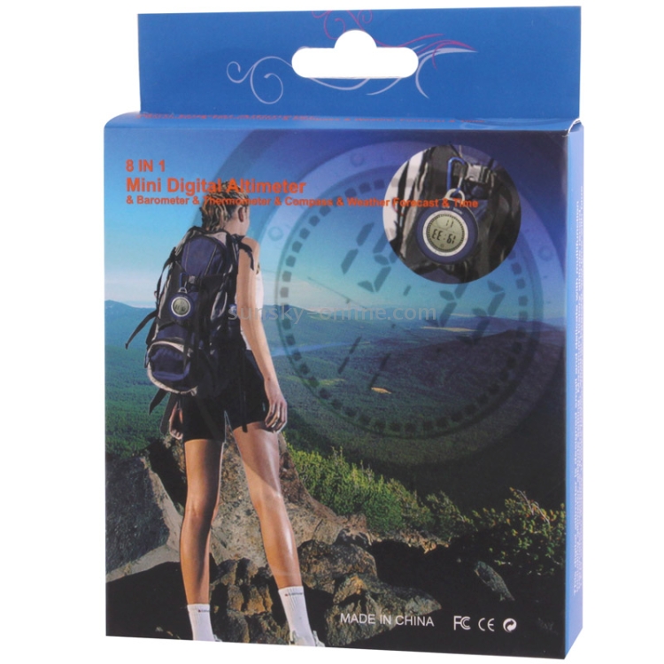 SUNROAD 8 in 1 (Altimeter, Altitude Record / Setting, Barometer