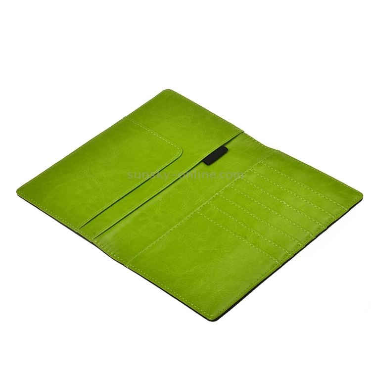 Classical Leather Passport Travel Wallet Case with Card Slots &Wallet & Pen Strap (Random Color