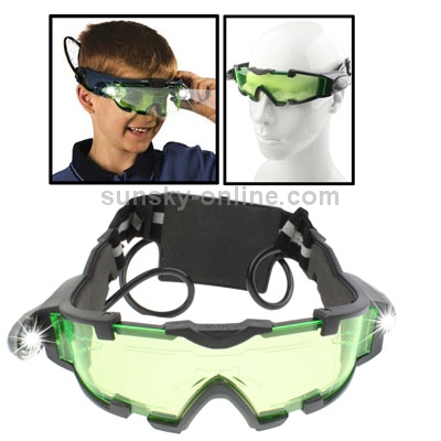 Nachtsichtgerät Neu Nachtsichtbrille Flip Out LED Brille New Night Goggles A 