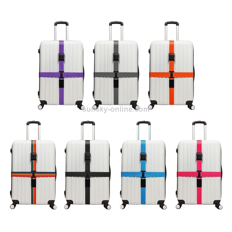 Cinghia per bagagli Cinghia a tracolla regolabile Cinghia per cintura con  chiusura a password per valigia da viaggio (nera)