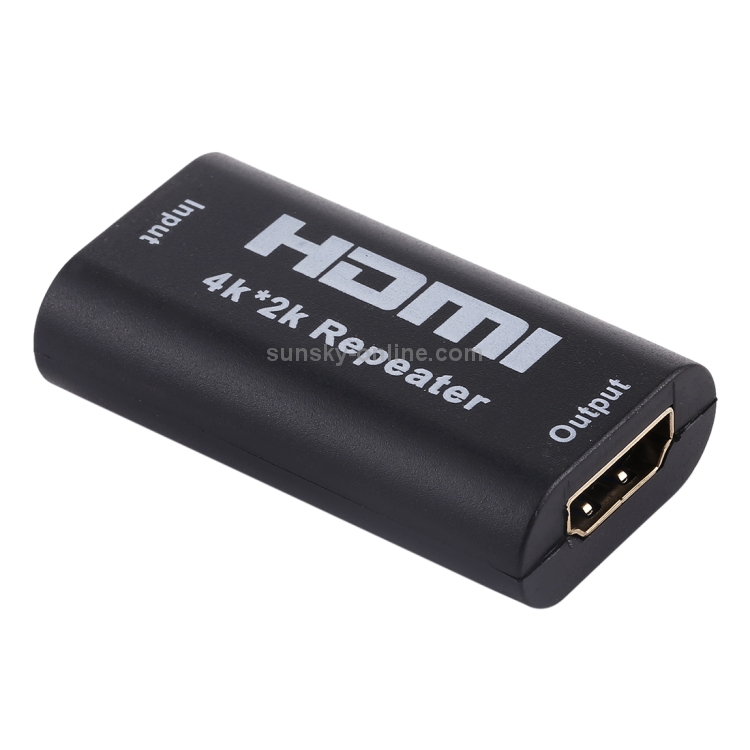 Repetidor de amplificador HDMI UHD 4Kx2K (negro) - 1