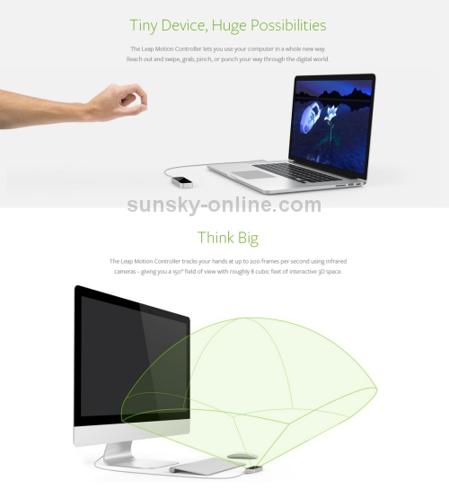 Leap Motion Controller for Mac or PC Leap Motion Controller for Mac or PC