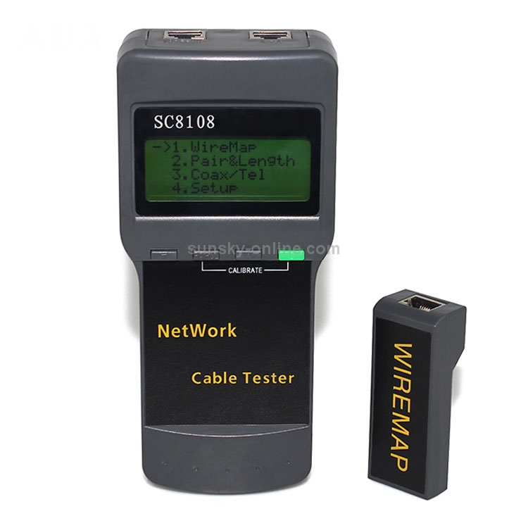 JIN Networking Accessory Portable Wireless Network Cable Tester SC8108 LCD Digital PC Data Network CAT5 RJ45 LAN Phone Cable Tester Meter Grey JIN Networking Accessory Portable Wireless Network Cable Tester SC8108 LCD Digital PC Data Network CAT5 RJ45 LAN Phone Cable Tester Meter Grey