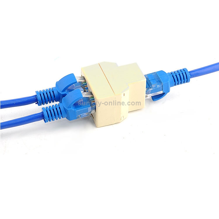 Prise Ethernet RJ45 1 mâle vers 2/3 femelle LAN, répartiteur de