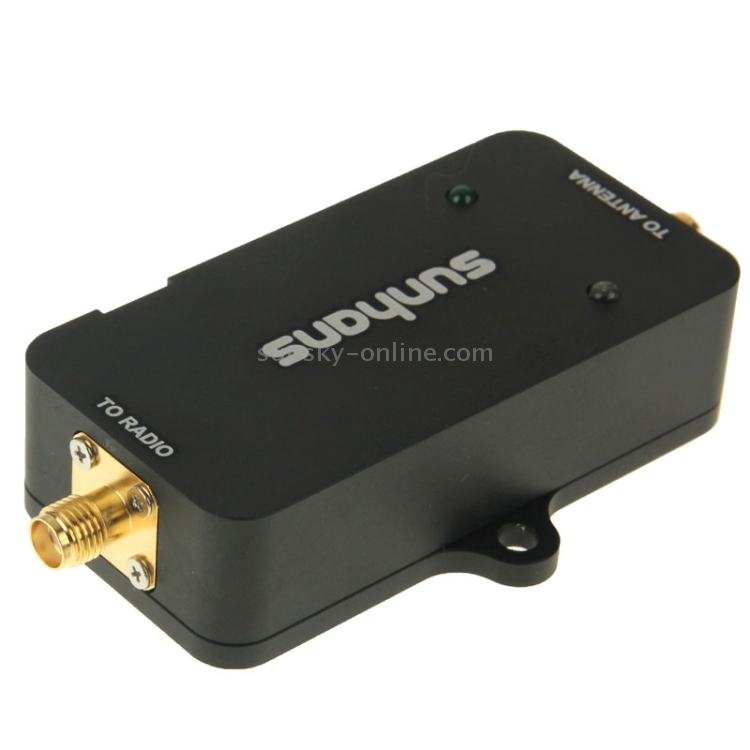 Sunhans SH24BTA-N 35dBm 2.4GHz 3W 11N / G / B Amplificador de señal WiFi Amplificador WiFi Repetidor inalámbrico (negro) - 3